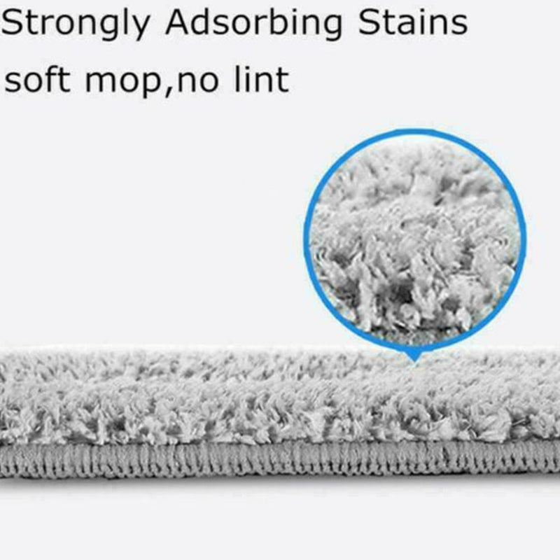 Flat Mop Replace Cloth Microfiber Fabric Reusable Hand-washing M0T6 Mop V3J9