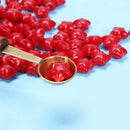 100pcs Five-Pointed Star Stamp Paint Wax Envelope Sealing Wax(Chinese Red)