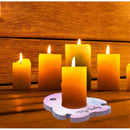 Art Penguin Hippo Table Mat Heart Mould Candle Holder Coaster Silicone Mould