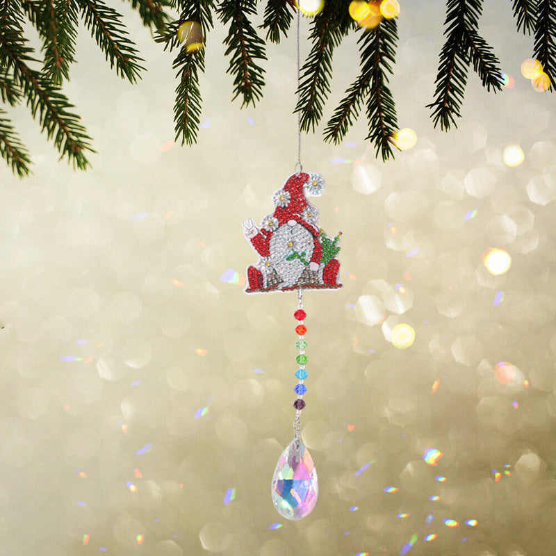 Diamond Painting Wind Chime 5D Crystal Dream Light Catcher Pendant (AA901) Newly