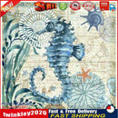Round diamond Painting 5D DIY Seahorse World Full Drill Rhinestone Picture Newly