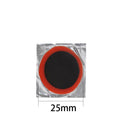 48pcs 25mm Round Bicycle Bike Tire Tyre Rubber Patch Piece Repair Tools Kit