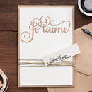 French Alphabet Cutting Dies for DIY Scrapbooking Card Make Stencil Xmas Gifts