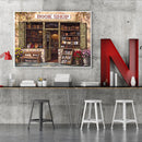 Frameless Oil Paint By Numbers DIY Bookshop Picture Craft Room Decoration Kit