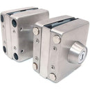Steel Home 10-12mm Glass Lock 4 Bolts Double Glass Door Lock Both Sides Open