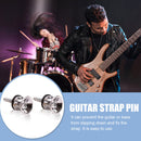 2pcs Guitar Pegs for Folk Ukulele Guitar Strap Buckle Button End Lock Pins