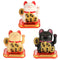 10pc Chinese Lucky Cat Wealth Waving Shaking Hand Fortune Craft (White)