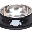 Dog Cat Thick Non-slip Bowl Elevated Drinking Bottle Pet Supplies (Black) Newly