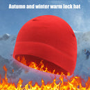 Beanies Hats Winter Warm Sports Cycling Running Ski Bonnet Caps (Red)