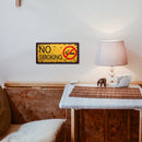 Retro Metal NO Smoking Plaques Painting for Bar Pub Tin Plaques Wall Sign Newly