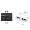 USB Charger Hub Micro USB Power Port 2 Port USB Splitter Multi-port Adapter