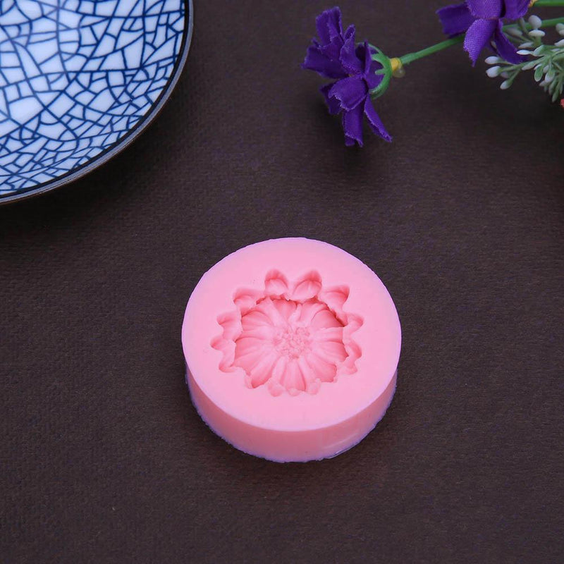 Lily Peony Shape Cake Baking Mold Silicone Embossing Die Sugar Arts Flower Newly