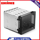 Hard Drive Cage Rack 5.25"" to 5x 3.5inch Bracket Caddy Computer Accessories