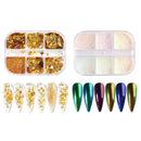 Sparkly Slices Hexagon Holographic Glitter Flakes Star Moon Summer Nail Sequins