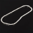 Pendant Dazzling Shiny Bling Elegant Crystal Zircon Necklace Cuban Chain