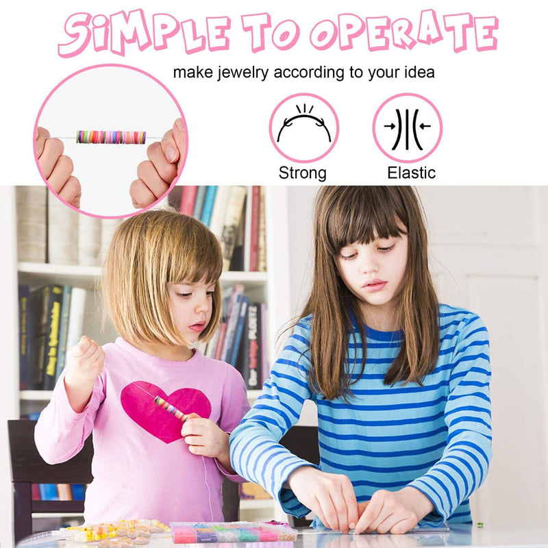 Bracelet Making Beads Kit Bracelet Necklace Earrings Handmade Loose Spacer