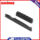 Left-Hand Folk Guitar ABS Plastic Bridge Saddle Nut Kit for 6 String Guitar