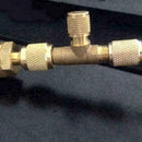 1/4" -1/4" R22 Refrigeration Charging Adapter Air Conditioning S8A8 Valve C0G1