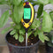 Professional 4 in 1 LCD PH Meter Garden Floor Tester Digital Temperature Display