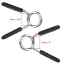 Barbell Spring Collar Clips Clamp Gym Barbells Dumbbell Lock Clamp (25.4mm)