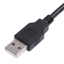 1M Dual USB 2.0 Built-in Female Adapter Port Extension Cable Car Car PC