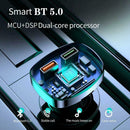Car Wireless Bluetooth USB Car Fast Charger Adapter MP3 Transmitter Player E6B4