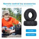 4pcs Rubber Wheel Tire for Axial SCX24 90081 Gladiator 1/24 RC Crawler Car Parts