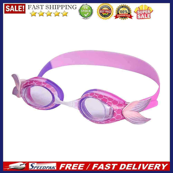 Silicone Eyewear Swimming Glasses Waterproof Cartoon Mermaid Swimming Goggl
