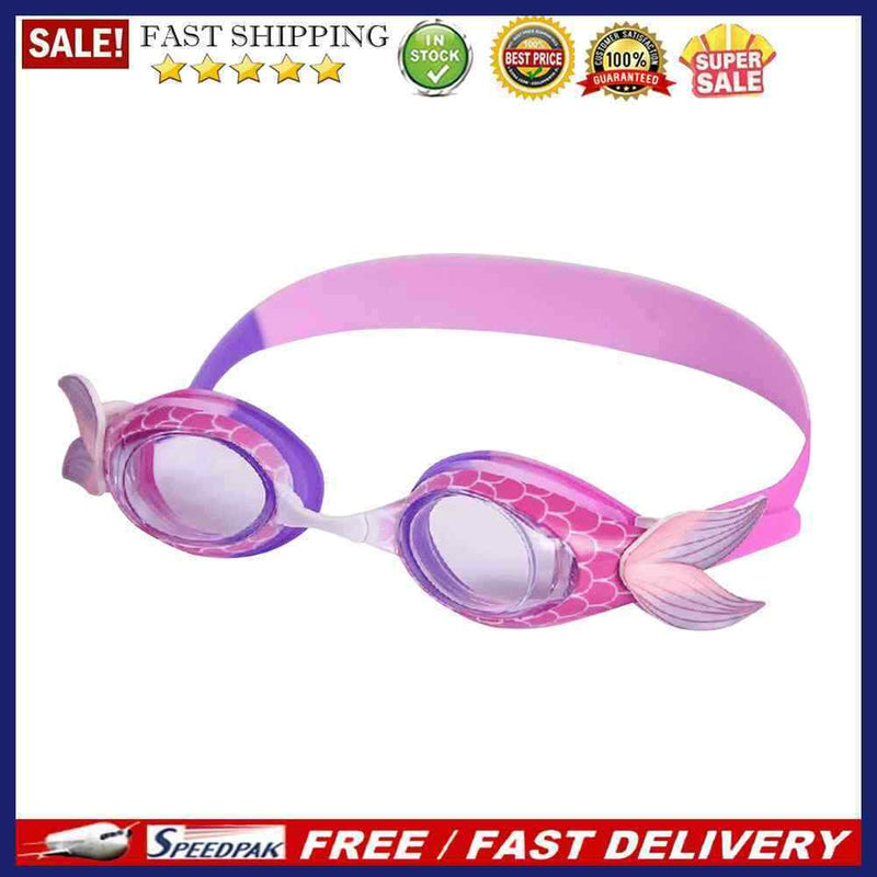 Silicone Eyewear Swimming Glasses Waterproof Cartoon Mermaid Swimming Goggl