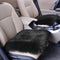 Winter Car Seat Cushion Faux Fur Seat Pad Home Office Chair Mat (Black)