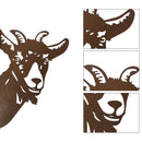 Garden Ornament Rusty Animal Scout Stakes Metal Silhouette Statue (Sheep) Newly
