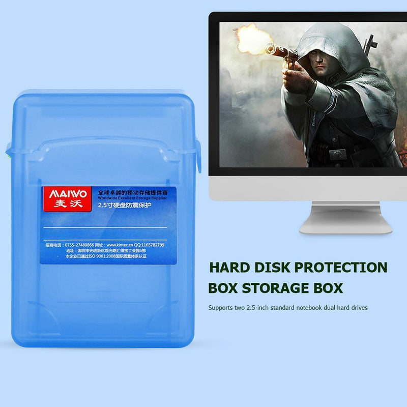MAIWO KP001 2.5 inch Hard Drive Disk PP Plastic Storage HDD Box Case Tank Holder