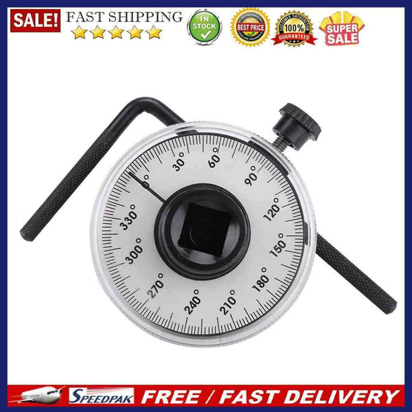 Adjustable 1/2 Inch Drive Torque Angle Gauge Auto Garage Repair Hand Tool S