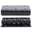 Hardtail Bridge Top Load 65mm Electric Guitar Bridge with 5 Screws (Black)