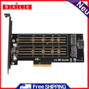 PCI-E 3.0 X4 to M.2 NGFF M+B Key Adapter for 22110 2280 2260 2242 2230 M2 SSD