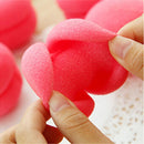 6pcs Sponge Curling Rollers Hair Soft Foam Balls DIY Hairdressing (Pink)