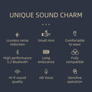 Waterproof Hanging Headphones Bluetooth-compatible Wireless Headset (Red) Newly