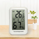 Electric Digital Temperature Humidity Meter Thermometer Hygrometer (White)