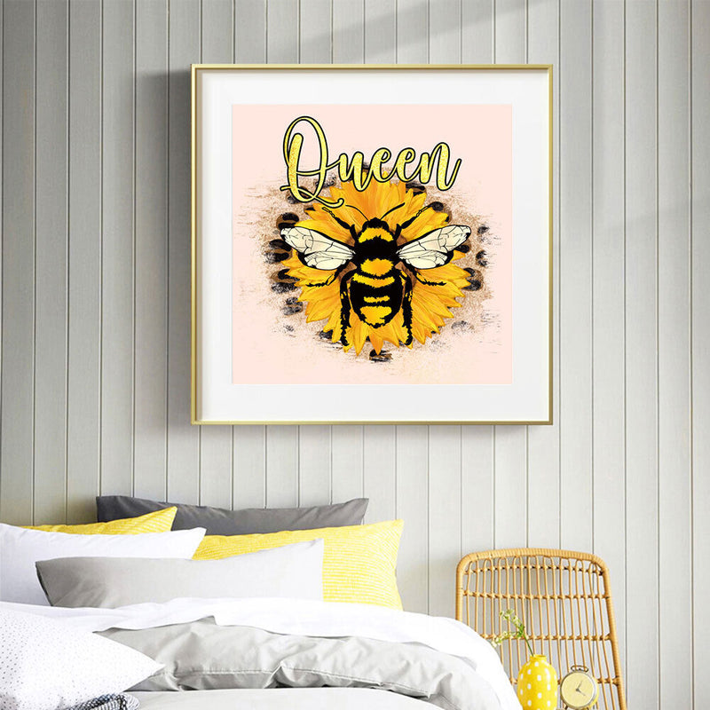 5D Diamond Painting Kit Queen Bee Full Round Drill DIY Mosaic Picture Home De