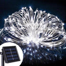 200 LED 22m Solar Copper Wire String Lamp Garden Decorative Light (White) Newly