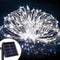 200 LED 22m Solar Copper Wire String Lamp Garden Decorative Light (White) Newly