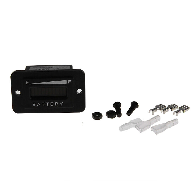 48V Digital LED Indicator Meter Golf Cart LED Battery Status Free Display
