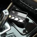 Black Car Interior Specie Case Auto Storage Box Holder Container Organizer