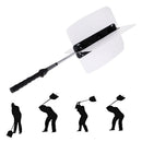 Golf Speed Training Fan Wind Resistance Golf Club Swing Power Aids (White)