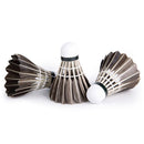 Household Durable Training Pro Ball Badminton Shuttlecock Goose Feather Black