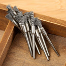 10x 3mm Rotary Steel Wire Wheel Brush Cup Kits Shank Grinder Drills Rust W hot.