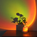 Rainbow Sunset Night Light Projector Atmosphere Rechargeable Lamp Colorful Lamps