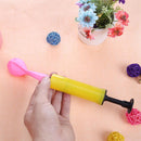 Portable Mini Plastic Manual Ballon Pump Hand Push Air Inflator Party Tools