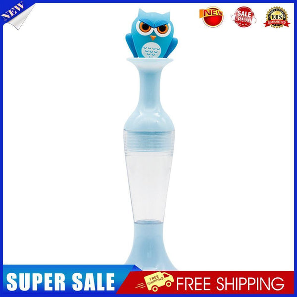 Vase 5D Diamond Painting Point Drill Pen DIY Craft (Blue Owl no Drill)