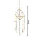 Crystal Windchimes Ornament Lighting Ball Home Hanging Pendant Decor (E) Newly